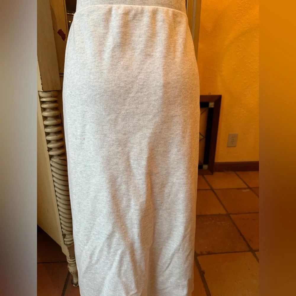 Old Navy Light Gray Maxi Skirt